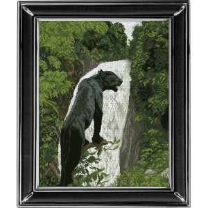 Набор для вышивания мулине КРАСА И ТВОРЧЕСТВО арт.10513 Черная пантера
