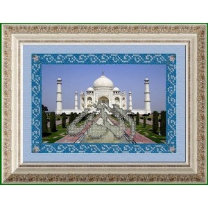Набор для вышивания Вышивальная мозаика арт. 096РВМ.Мечети мира.Тадж Махал 14х20см