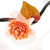 Декор тинги арт.СЛ.140070 розы декор. цв.оранжевый 160 см