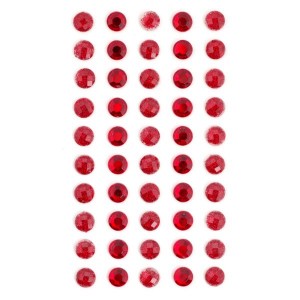 Стразы самоклеющиеся Craft Premier Красный арт.СР06611 8мм уп. 50 шт