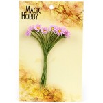 Цветы бумажные MAGIC 4 HOBBY арт.MG-PF45 уп.12шт цв.3 розовый
