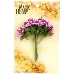 Цветы бумажные MAGIC 4 HOBBY арт.MG-PF56 уп.12шт цв.5 розовый