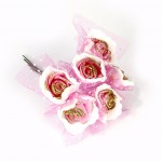 Цветы бумажные MAGIC 4 HOBBY арт.MG-PF70 уп.6шт цв.2 розовый