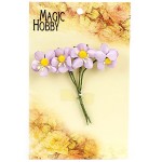 Цветы бумажные MAGIC HOBBY арт.MG-PF38 уп.4шт цв.6