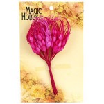 Цветы бумажные MAGIC HOBBY арт.MG-PF54 уп.12шт цв.4 красный
