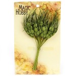 Цветы бумажные MAGIC HOBBY арт.MG-PF54 уп.12шт цв.5 зеленый