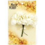 Цветы бумажные MAGIC HOBBY арт.MG-PF62 уп.10шт