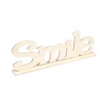 Деревянная надпись арт.SCB350148 на подвесах Smile 35*4*12 см