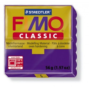 FIMO Classic Lilac полимерная глина, запекаемая в печке, уп. 56 гр. цвет: лиловый 8000-6