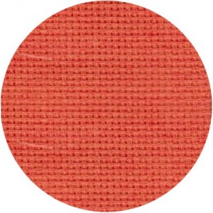 Канва средняя №563 (465) (10смх55кл) (100%Хл ) шир.150 см цвет оранжевый уп.10м