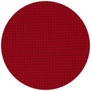 Канва Zweigart Stern-Aida арт.3706 упак.48х53 (10смх54кл) цв.954 красный