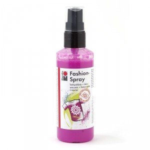 Краска-спрей по ткани Marabu-Fashion Spray, цвет 033 розовый, 100 мл