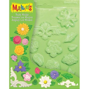 Makins Формочки для литья Цветы и листья, арт. 39005