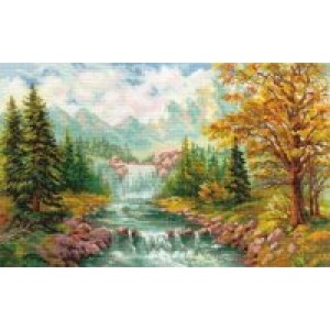 Набор для вышивания арт.Алиса - 309 Горный водопад Б 41х26 см