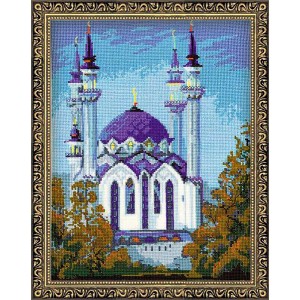 Набор для вышивания арт.СС-785 Б мечеть Кул Шариф в Казани 34x44 см