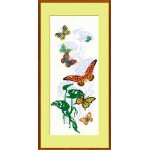 Набор для вышивания арт.СС-903 Б Экзотические бабочки 22x50 см