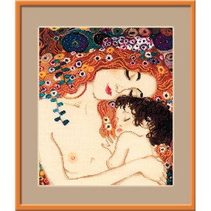 Набор для вышивания арт.СС-916 Б 30x35 см Материнская любовьпо мотивам картина Г.Климта