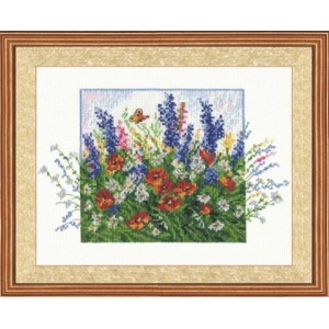 Набор для вышивания арт.ЧИ-40-12 (В-029) Б Полевые цветы 25х16см
