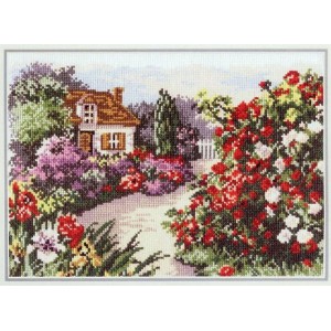 Набор для вышивания арт.ЧИ-52-03 Б Цветущий сад 28х20 см