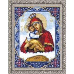Набор для вышивания арт.ЧМ-325 Икона. Почаевская Божья Матерь Б 21,5х27,5 см
