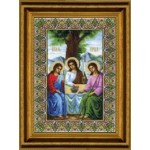 Набор для вышивания арт.ЧМ-344 Икона святая троица Б 27x38,5 см