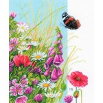 Набор для вышивания арт.LANARTE-144569А Полевые цветы