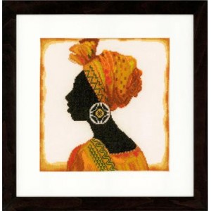 Набор для вышивания арт.LANARTE-21211 А Африканка