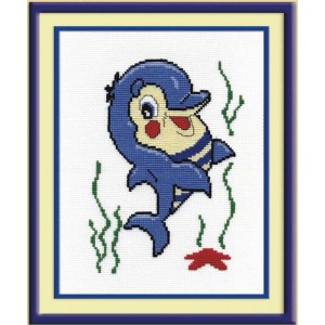 Набор для вышивания арт.Овен - 238 СР Веселый дельфинчик