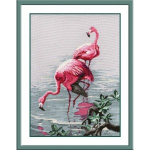 Набор для вышивания арт.Овен - 500 Фламинго