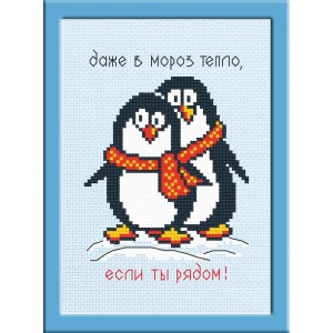 Набор для вышивания арт.Овен - 611 Пингвинчики