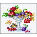 Набор для вышивания арт.РТ-С105 Ваза с фруктами СР 18x15 см