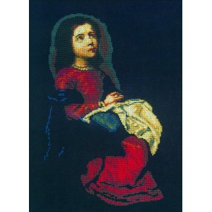 Набор для вышивания арт.РТ-M028 Детство Мадонны 25x35 см