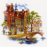 Набор для вышивания арт.РТ-M293 Прогулки по Амстердаму 25х25 см