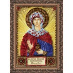 Набор для вышивания бисером АБРИС АРТ арт. AАМ-088 Св.Иоанна (Жанная, Яна) 10x15 см