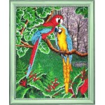 Набор для вышивания BUTTERFLY арт. 514 Самоцветы джунглей 33х26см