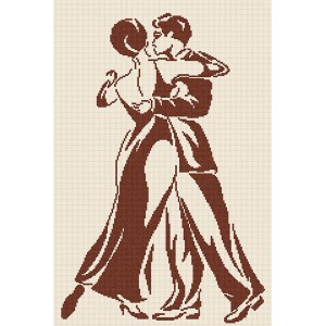 Набор для вышивания МП Студия арт.НВ-056 Б Танец (беж) 29*45
