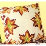 Подушка для вышивания Vervaco арт.968-1200 цв. осенние листья (40х40)