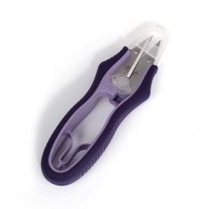 PR.611523 PRYM Ножницы Профессионал 12см для точного обрезания ниток с защитным колпачком, мягкие ручки