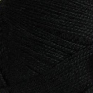 Пряжа для вязания Karolina Каролина (100% акрил) 10х100гр438м цв. черный 001