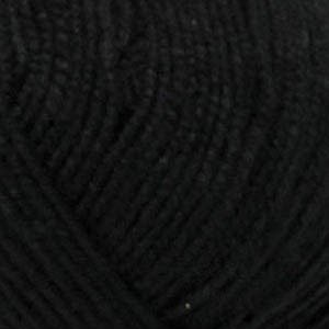 Пряжа для вязания ПЕХ Бисерная (100%акрил) 5х100гр450м цв. 02 черный