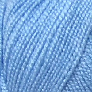 Пряжа для вязания ПЕХ Бисерная (100%акрил) 5х100гр450м цв. 177 голубое небо