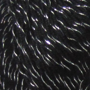 Пряжа для вязания ПЕХ Блестящее лето (95% Мерсеризованный хлопок 5% Метанит) 5х100гр380м цв. 02 черныйзолото