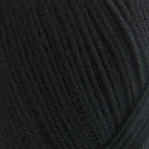 Пряжа для вязания ПЕХ Детская Новинка (100%акрил) 10х50гр200м цв. 02 черный, фас.500 гр.