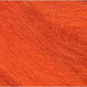Пряжа для вязания ТРО Гребная лента полутонкая (100%полутонкая шерсть) 1х100гр72м цв.0491 ярко оранжевый