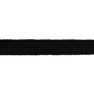 Резинка арт.с39 7-8мм. цв.черный уп.10м