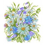 Рисунок на шелке арт.МП-28х34-4502 Луговые цветы