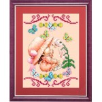 Рисунок на ткани Славяночка арт. КС-140 Малышка в саду 13,5х17см
