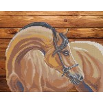 Рисунок на ткани для вышивания бисером КАРТИНЫ БИСЕРОМ арт.S-014 Мой конь