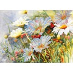 Рисунок на ткани для вышивания бисером КАРТИНЫ БИСЕРОМ арт.S-035 Полевые цветы