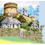 Рисунок на ткани для вышивания бисером КАРТИНЫ БИСЕРОМ арт.S-077 Крепость Украины